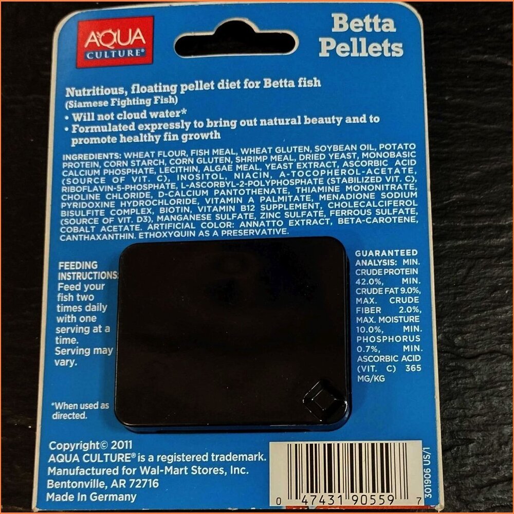 Betta Pellets Floating Fish Food - Picture 2 of 3